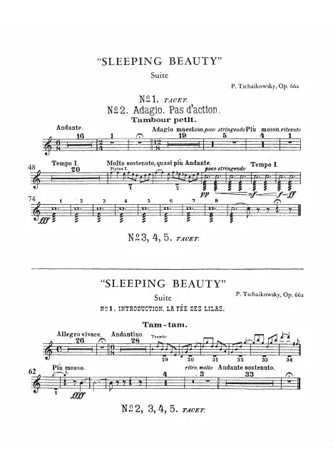 First page of The Sleeping Beauty