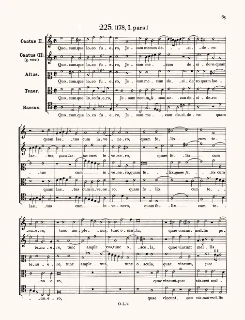 First page of Quocumque loco fuero