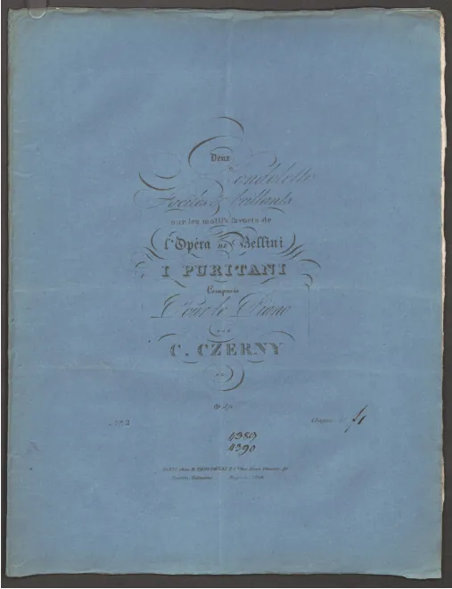 First page of 2 Rondolettos faciles on Themes from 'I puritani'