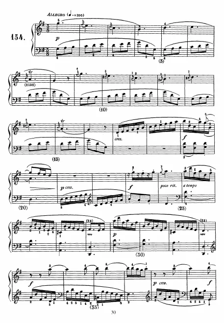 First page of Keyboard Sonata in G major