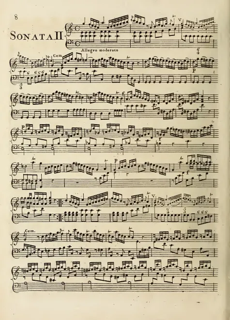 First page of Piano Trio in C major, (Hob.XV:C1)
