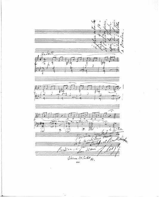 First page of Prélude á la Polka d'Alexandre Porfiryevitch Borodine