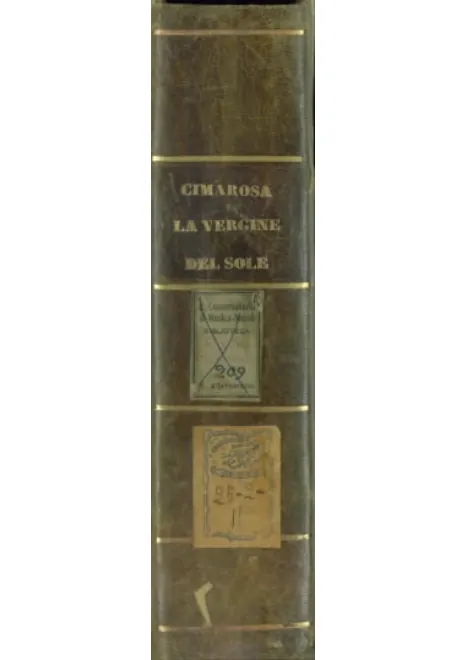 First page of La vergine del sole