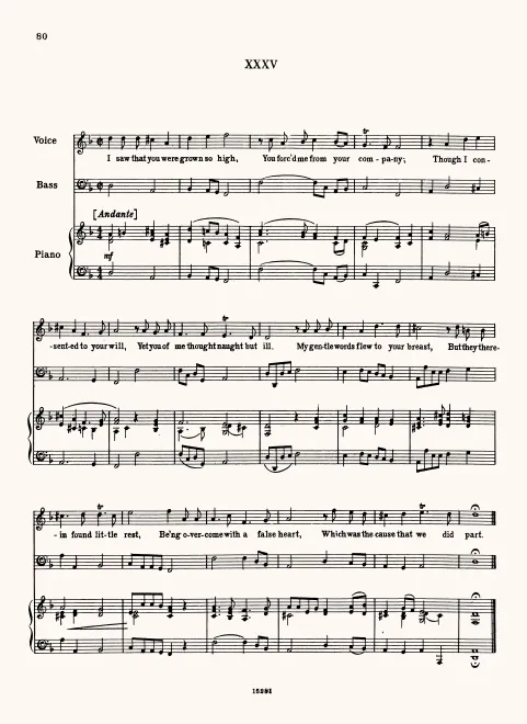 First page of I Saw that You Were Grown So High