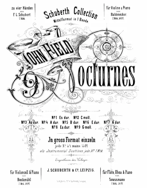 First page of Nocturne in C minor