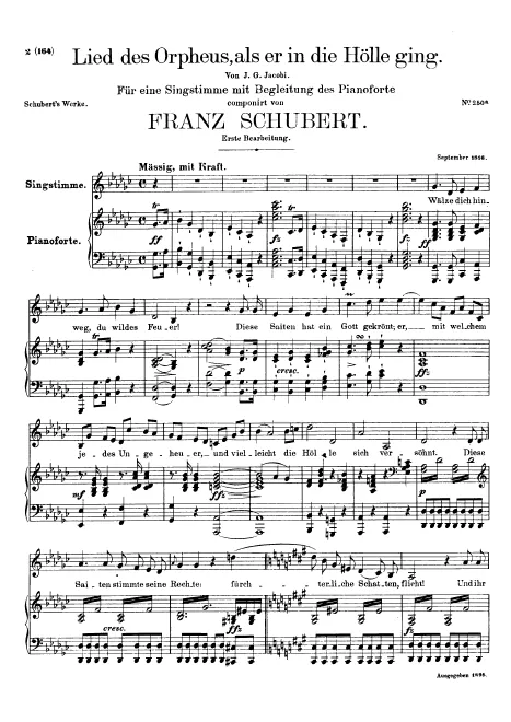 First page of Orpheus