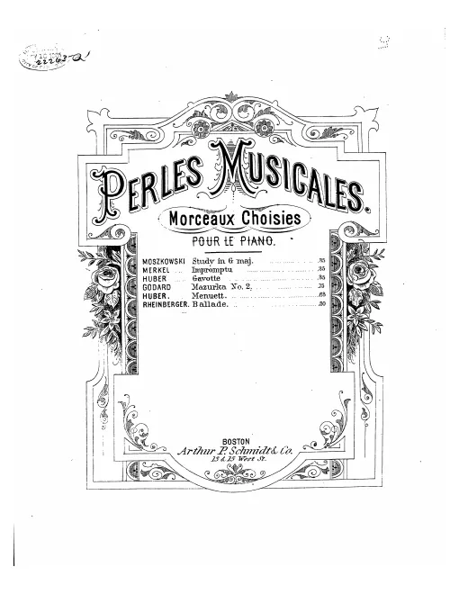 First page of 3 Charakterstücke