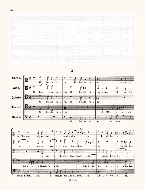 First page of O beltà rara