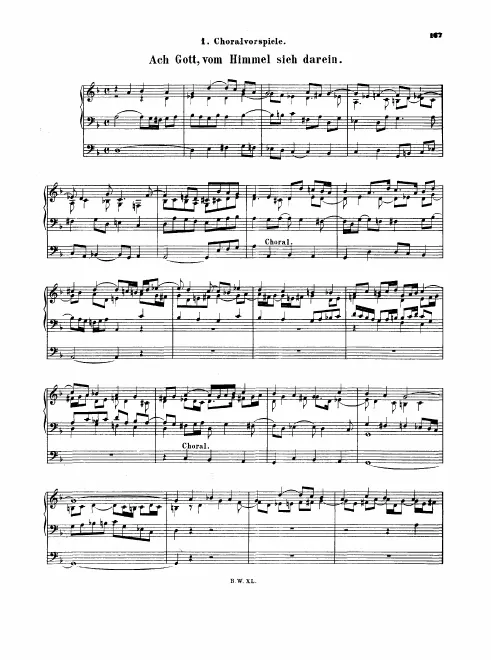 First page of Ach Gott vom Himmel sieh darein