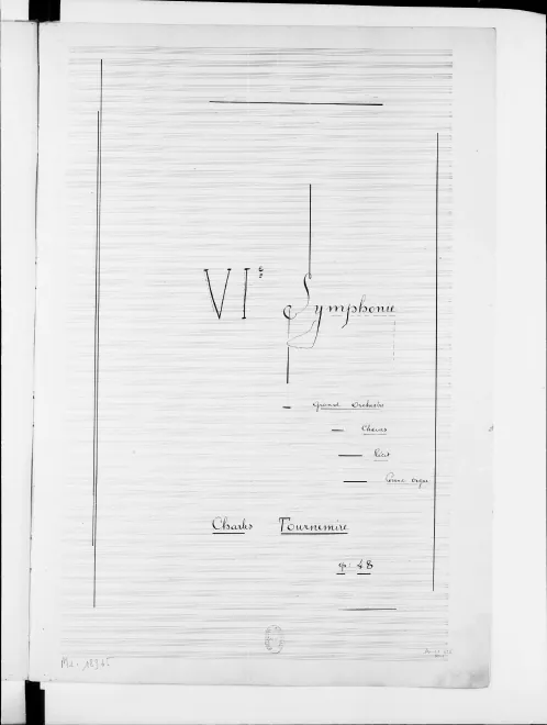 First page of Symphony No.6