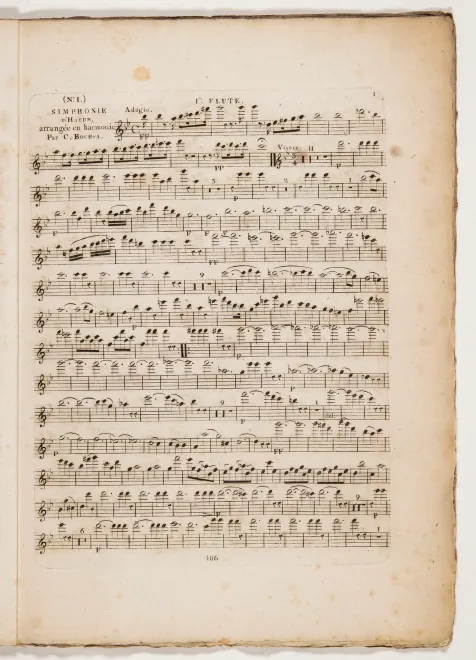 First page of 3 Symphonies Arranged for Winds