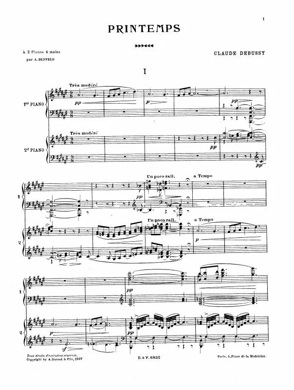 First page of Printemps