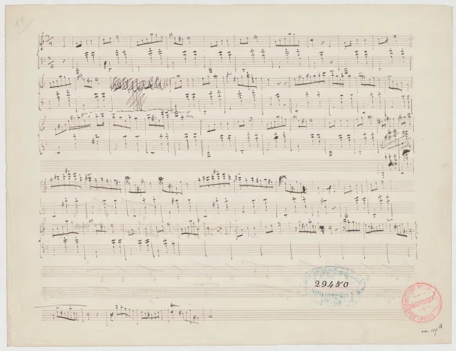 First page of Waltz in A minor
