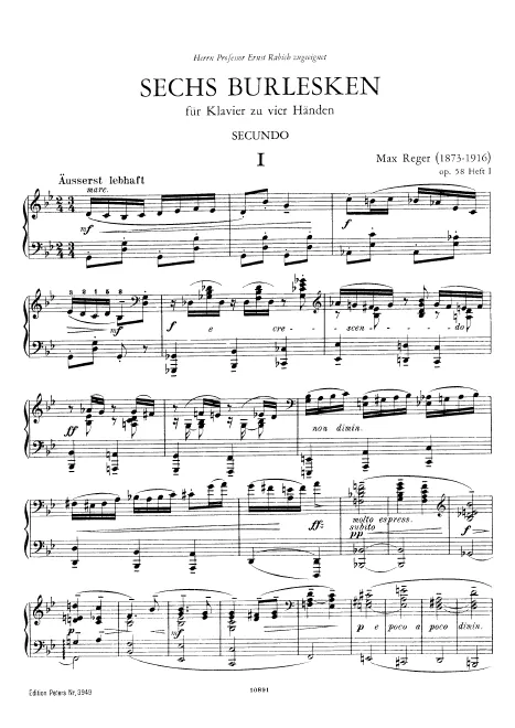 First page of 6 Burlesques