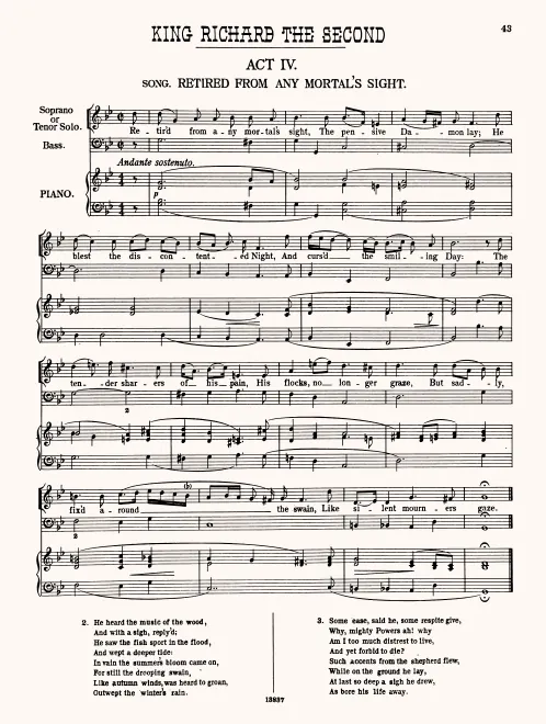 First page of King Richard the Second