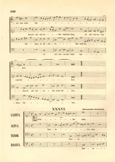 First page of Laetatus sum