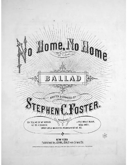 First page of No Home, No Home