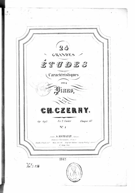 First page of Grandes études caractéristiques (24)