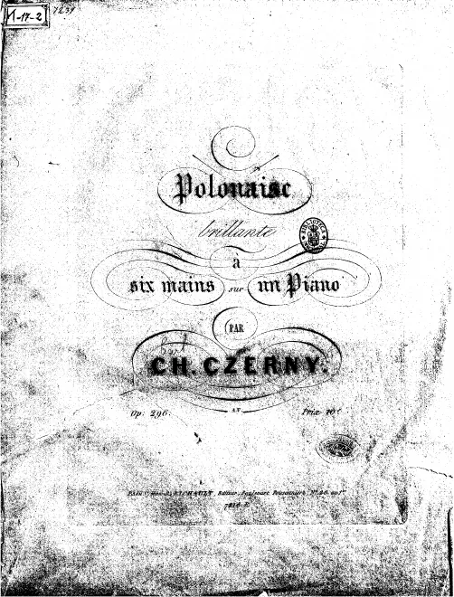 First page of Polonaise brillante
