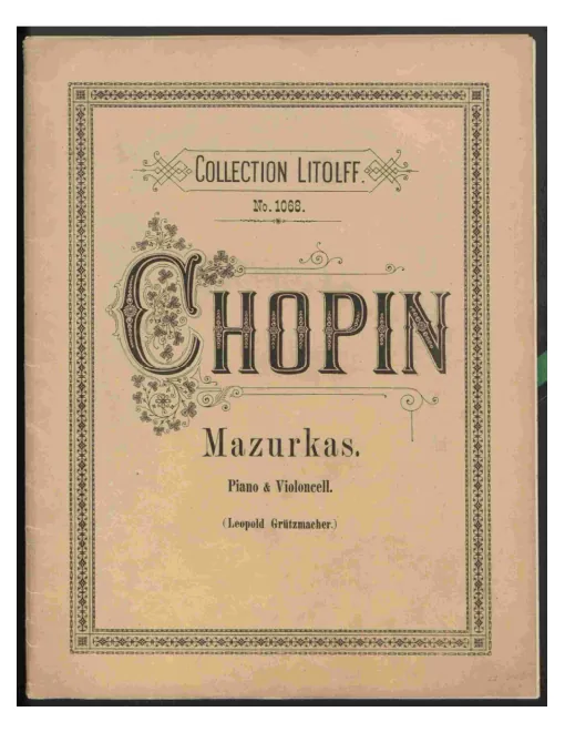 First page of Mazurkas