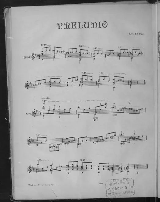 First page of Preludio No.10