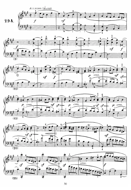 First page of Keyboard Sonata in F-sharp minor