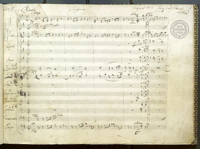 First page of Symphony No.7