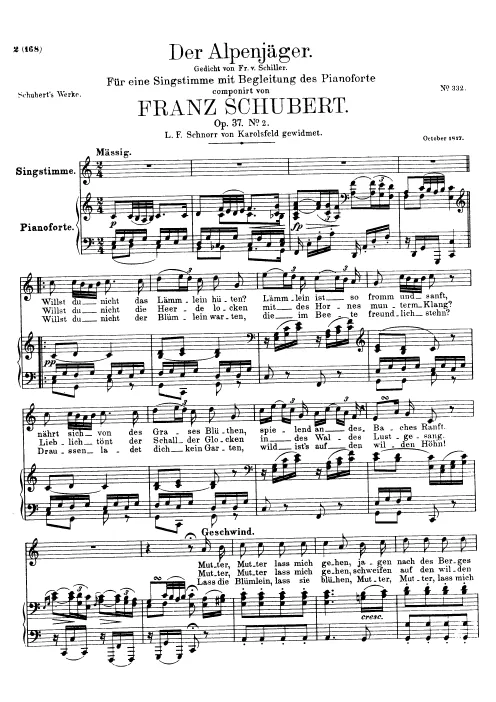 First page of Der Alpenjäger