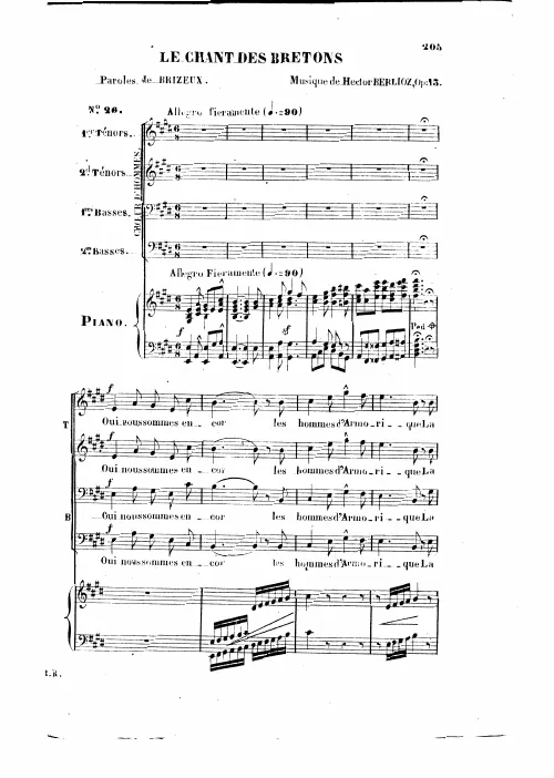First page of Fleurs des landes