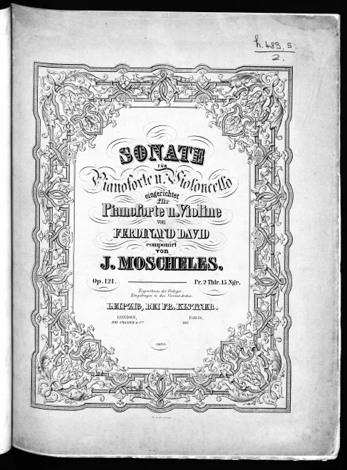 First page of Cello Sonata