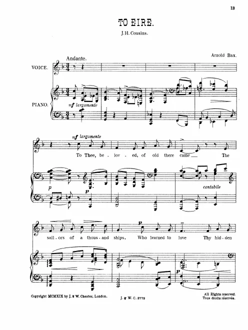 First page of To Eire