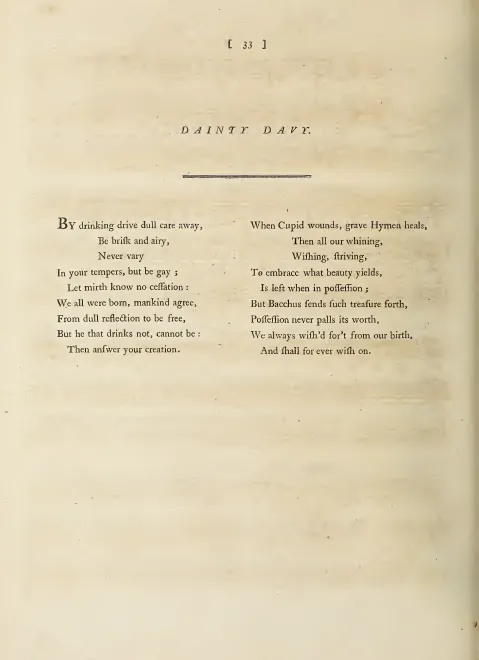 First page of Dainty Davie