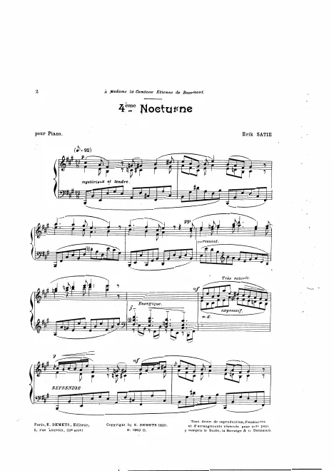 First page of 5 Nocturnes