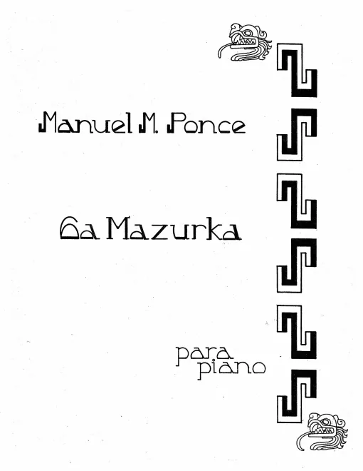First page of Mazurka No.6