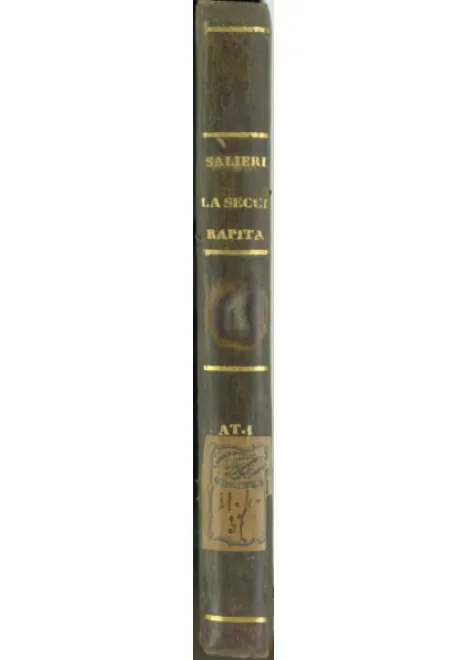 First page of La secchia rapita