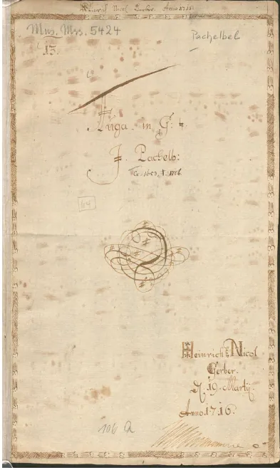 First page of Fugue in G major