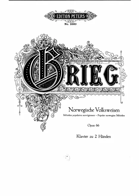 First page of 19 Norwegian Folk Tunes