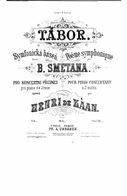 First page of Tábor