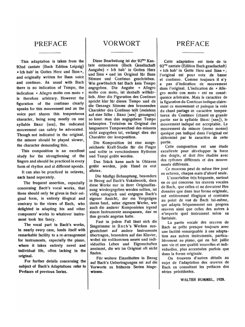 First page of Ich hab in Gottes Herz und Sinn