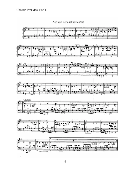 First page of Ach wie elend ist unser Zeit