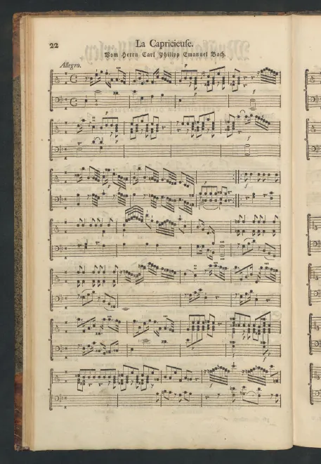 First page of La Capricieuse, H.113