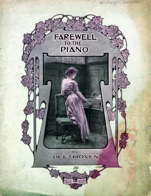 First page of Farewell to the Piano