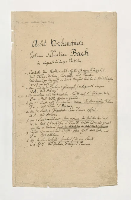 First page of Gott ist mein König