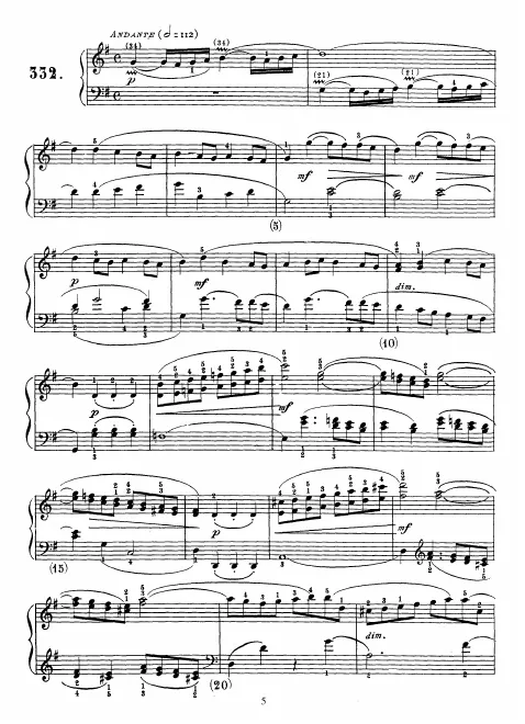 First page of Keyboard Sonata in G major