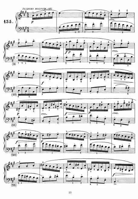 First page of Keyboard Sonata in A major