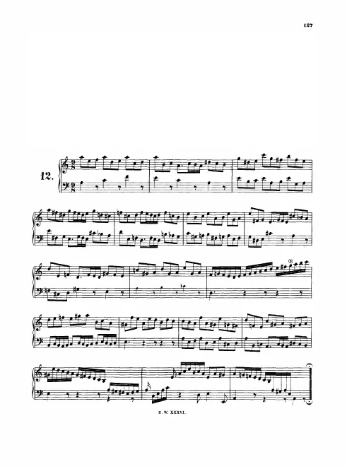 4. Prelude in , BWV 942
