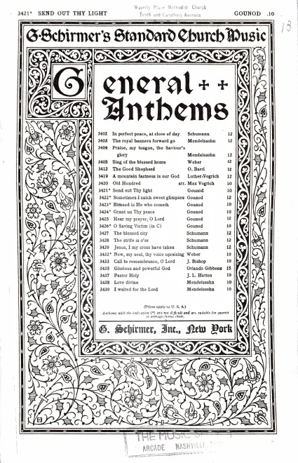 First page of Send out thy light
