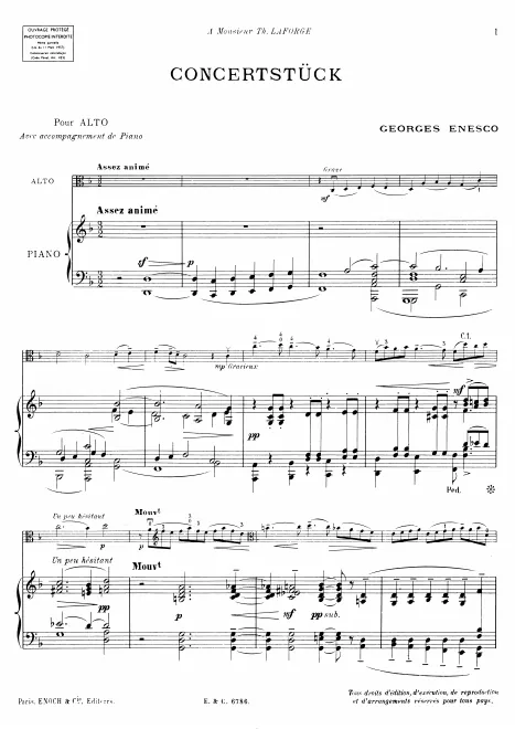 First page of Concertstück