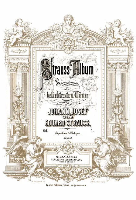 First page of The Blue Danube