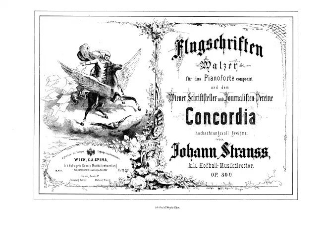 First page of Flugschriften Walzer